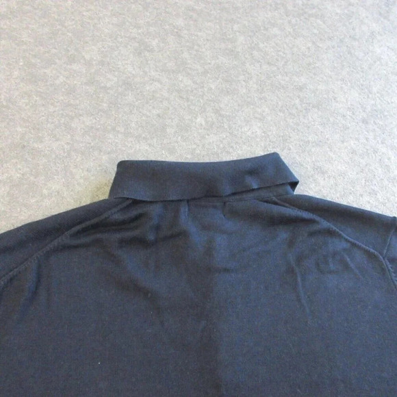 Brooks Brothers 346 Mens Polo Shirt Knit Pima Cotton XL Navy Blue Old Money 354 - Picture 9 of 10